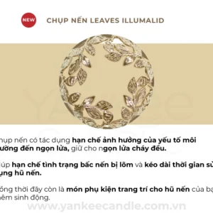 Chụp nến trang trí - Leaves Illumalid
